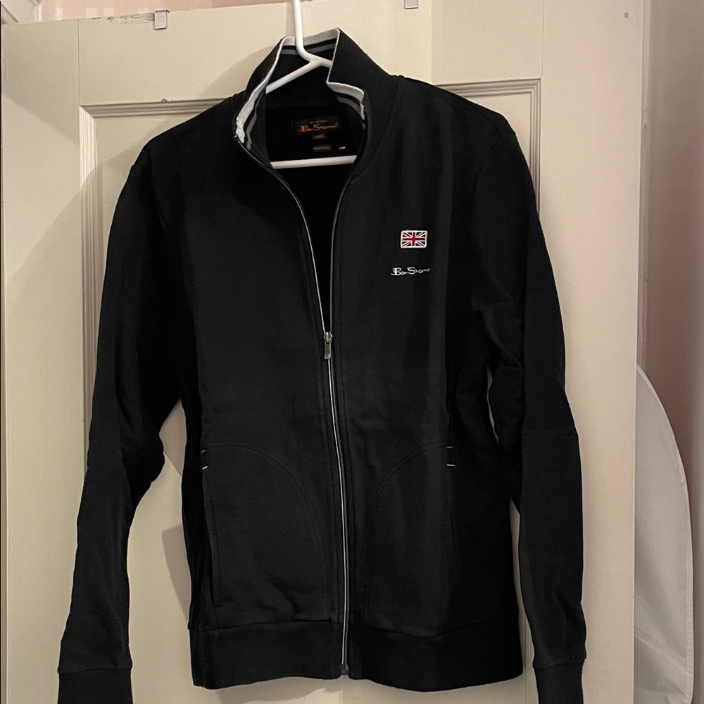 Ben Sherman Black Zip-Up Jacket